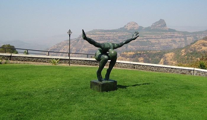 Flying Man, Bronze with Patina